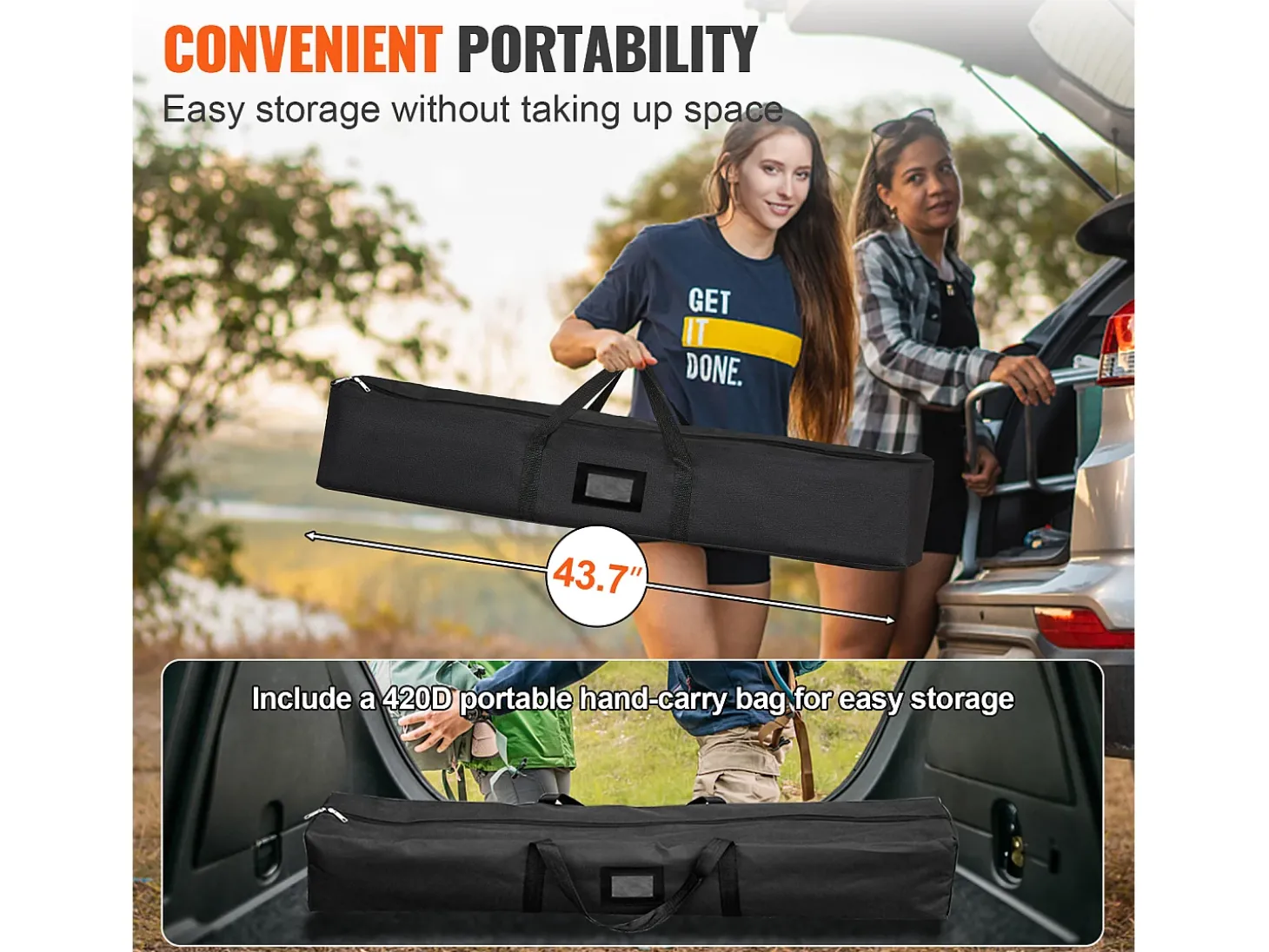 Tela de Cinema ao Ar Livre SucceBuy com Suporte - 381cm, 16:9 HD 4K Portátil para o Interior e o Exterior Cinema em Casa Jogos Escritório