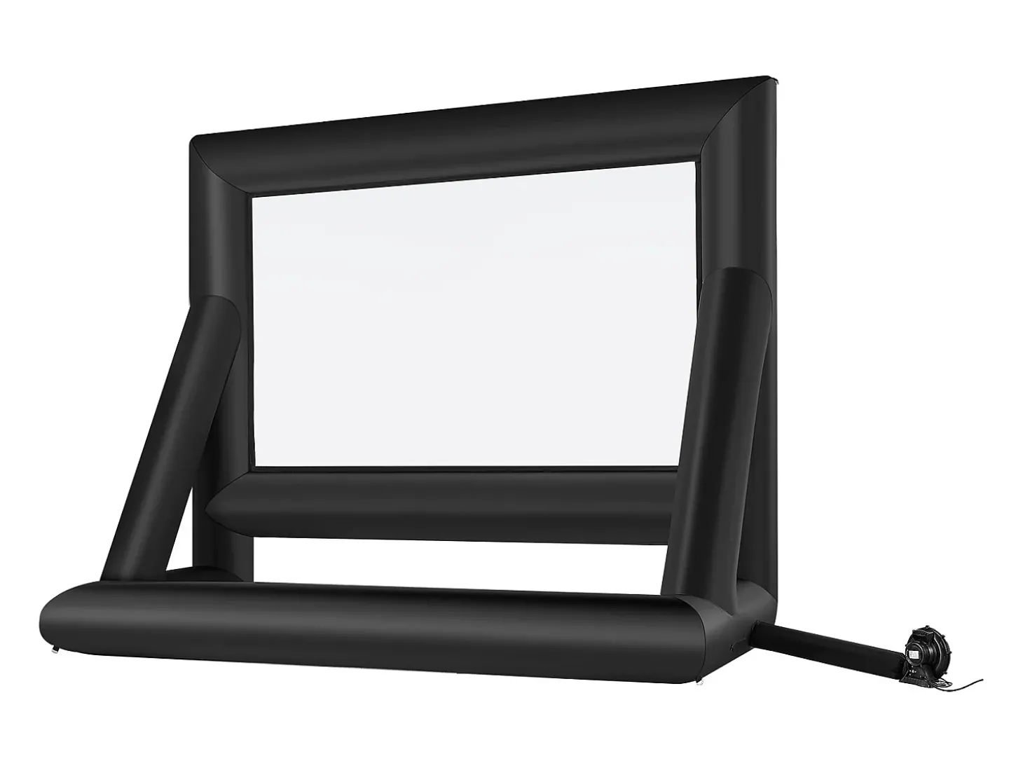 Tela de Projeção Inflável SucceBuy, Fabricada em Material Resistente 600D, Incluindo Saco de Armazenamento Portátil, Formato 16:9, 413 x 160 x 330 cm