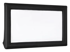 Tela de Projeção Inflável SucceBuy, Fabricada em Material 600D Durável, Incluindo Saco de Armazenamento Portátil, Formato 16:9, 409 x 160 x 272 cm