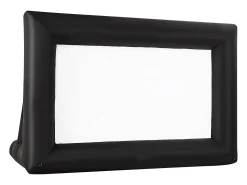 Tela de Projeção Inflável SucceBuy, Material 600D, Portátil com Saco de Armazenamento, Formato 16:9, Ideal para Home Cinema, 378 x 160 x 317 cm