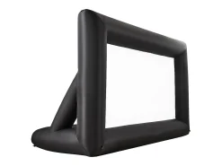 Tela de Projeção Inflável SucceBuy, Material 600D, Portátil com Saco de Armazenamento, Formato 16:9, Ideal para Home Cinema, 378 x 160 x 317 cm
