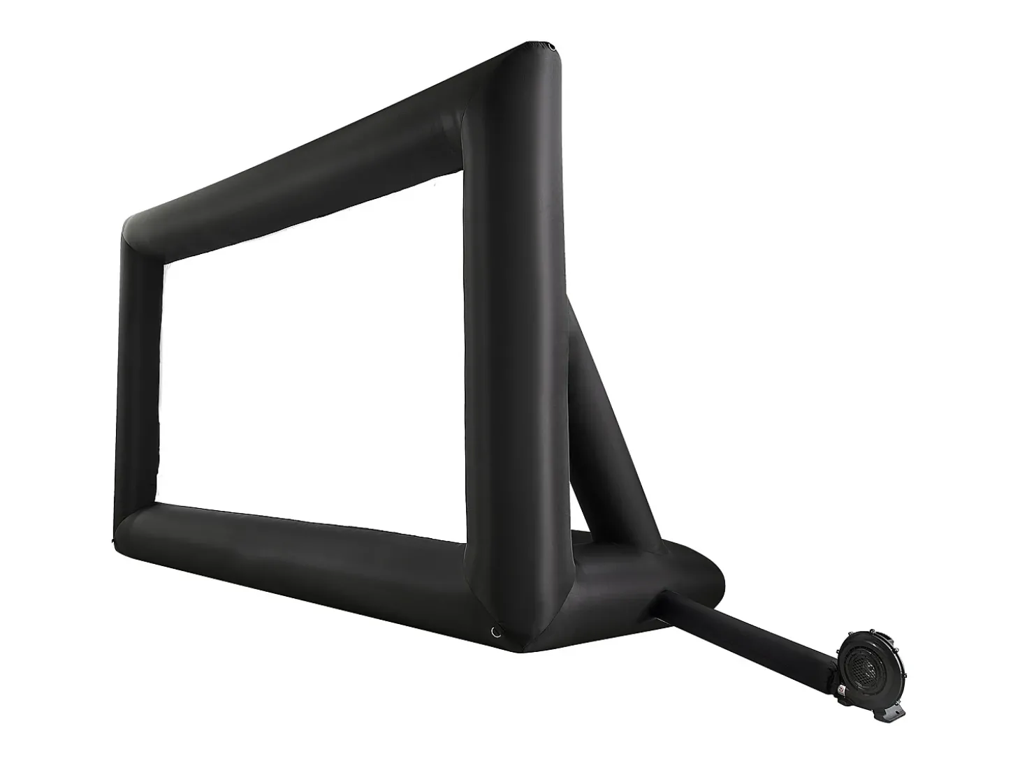 Tela de Projeção Inflável SucceBuy, Fabricada em Material 600D Durável, Incluindo Saco de Armazenamento Portátil, Formato 16:9, 409 x 160 x 272 cm