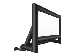 Tela de Projeção Inflável SucceBuy, Material 600D, Portátil com Saco de Armazenamento, Formato 16:9, Ideal para Home Cinema, 476 x 200 x 378 cm
