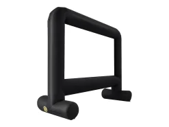 Tela de Projeção Inflável SucceBuy, Material 600D, Portátil com Saco de Armazenamento, Formato 16:9, Ideal para Home Cinema, 354 x 130 x 290 cm