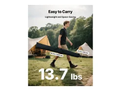 Tela de Projeção SucceBuy com Tripé de 213,4 cm, Lona de Projeção Portátil e Amassável, Grande Ângulo de Visão 160°, 16:9 4K HD, com Bolsa