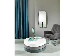 Twist 1 - Mesa de centro (90 x 90 x 32h) em MDF Branco