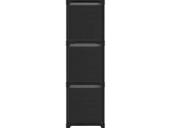 Unid. prateleiras 9 cubos c/ caixas 103x30x107,5cm tecido preto PT346193