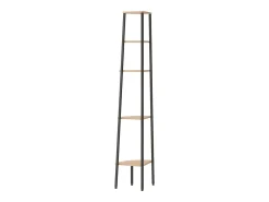 Unidade 5 prat. de canto 45,5x31,5x180 cm castanho-claro/preto PT773860