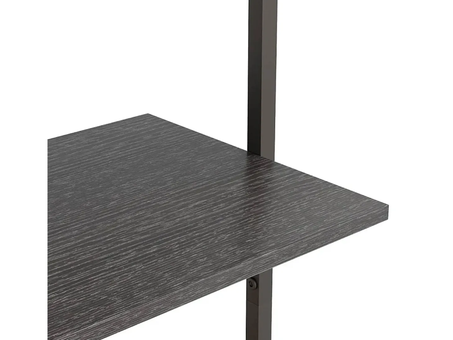 Unidade 4 prateleiras inclinada 64x35x152,5 cm preto