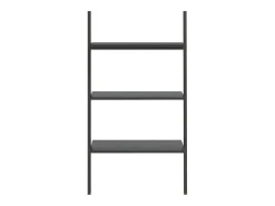 Unidade 3 prateleiras inclinada 64x34x116 cm preto PT537173
