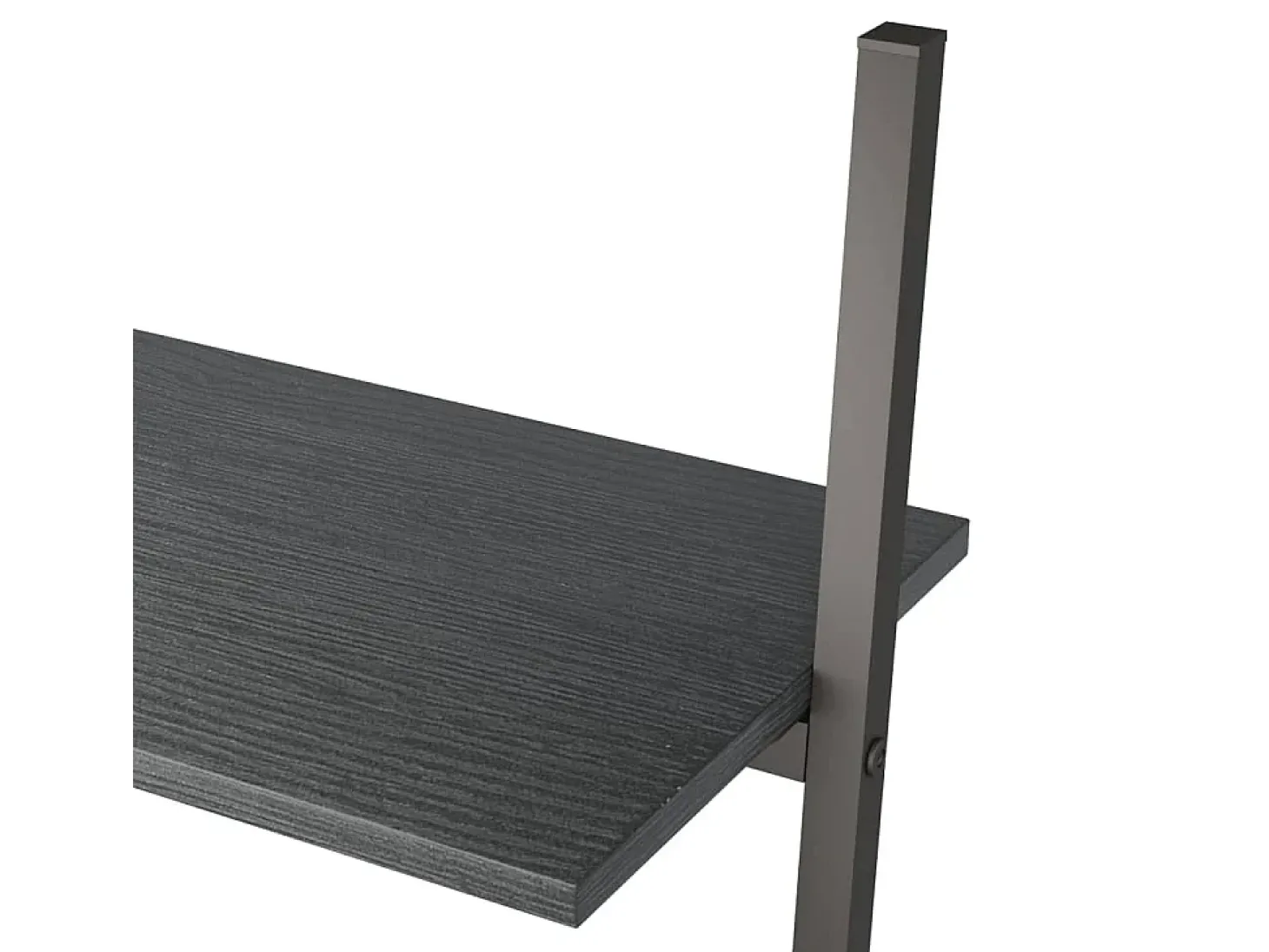Unidade 5 prateleiras inclinada 64x34x185,5 cm preto