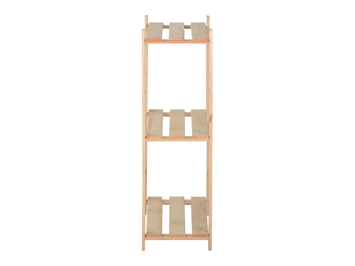 Unidade arrumação 3 prateleiras 80x28,5x90 cm pinho maciço PT627289
