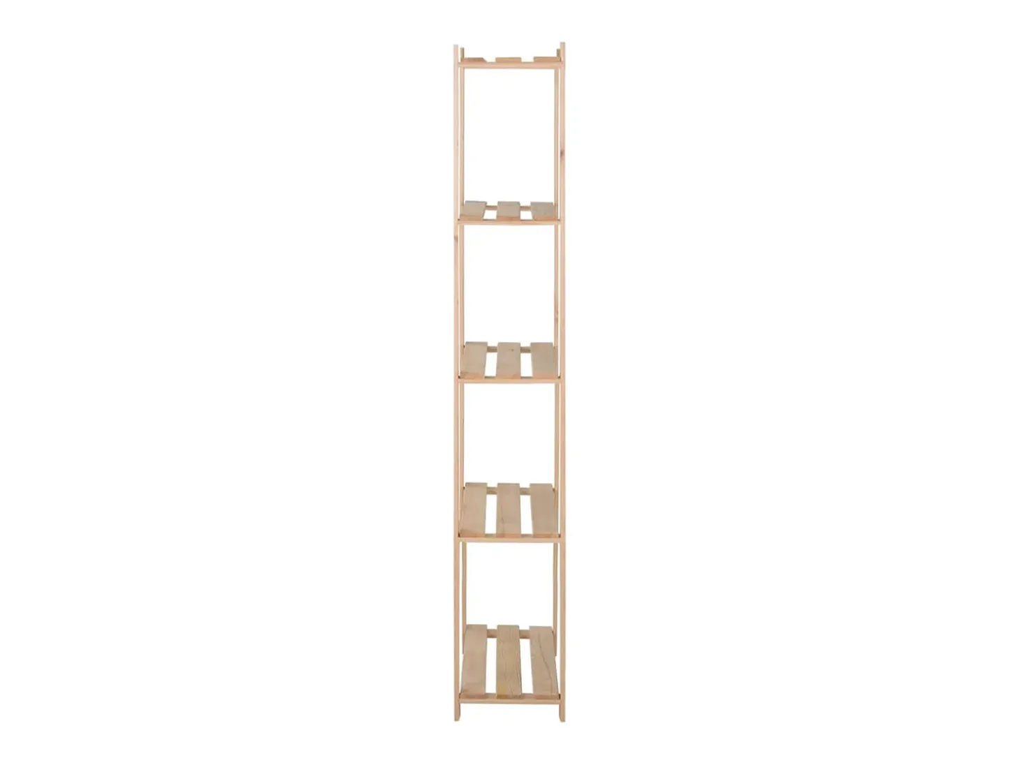 Unidade arrumação 5 prateleiras 80x28,5x170 cm pinho maciço PT654718