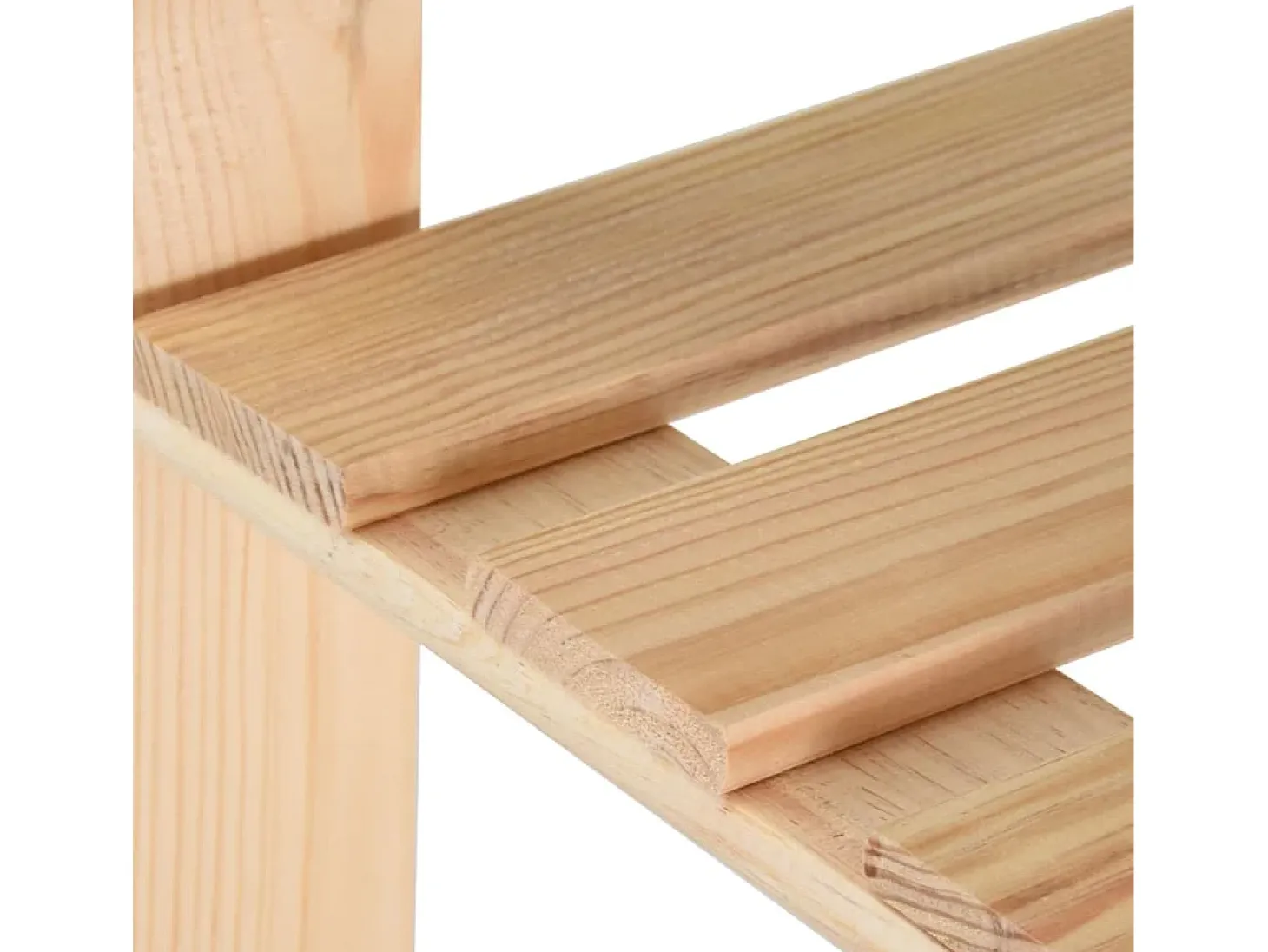 Unidade arrumação 5 prateleiras 80x28,5x170 cm pinho maciço PT654718