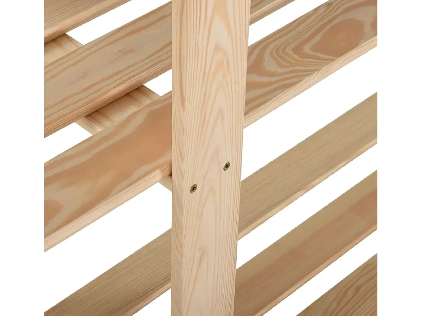 Unidade arrumação 5 prateleiras 170x28,5x170 cm pinho maciço PT293257