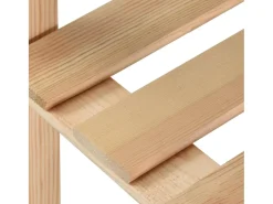 Unidade arrumação 5 prateleiras 170x28,5x170 cm pinho maciço PT293257