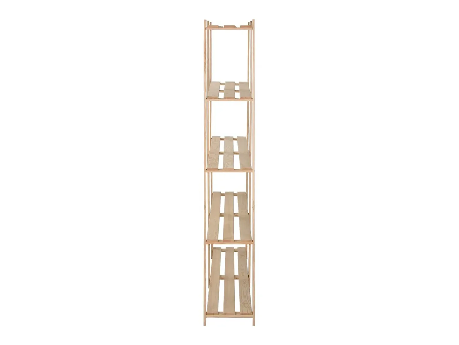 Unidade arrumação 5 prateleiras 170x28,5x170 cm pinho maciço PT293257