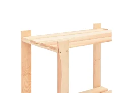 Unidade arrumação c/ 3 prateleiras 80x38x90 cm pinho 150 kg PT599388