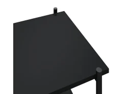 Unidade com 3 prateleiras 80x40x92 cm preto