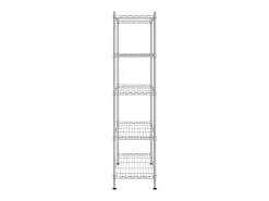 Unidade de 5 prateleiras 90x35x180 cm 250 kg cromado PT943629