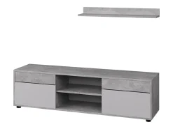 Unidade de parede concreto/branco 139.8x35.4x38.9 berno