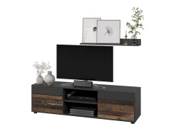 Unidade de parede preto/estilo antigo 139.8x35.4x38.9 berno