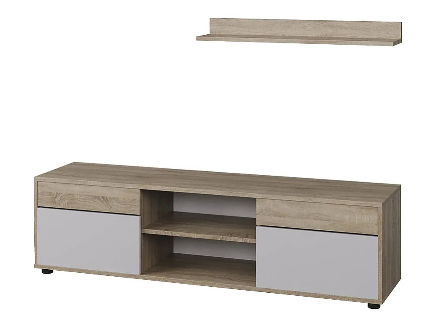 Unidade de parede sonoma/branco 139.8x35.4x38.9 berno
