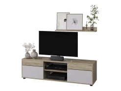 Unidade de parede sonoma/branco 139.8x35.4x38.9 berno