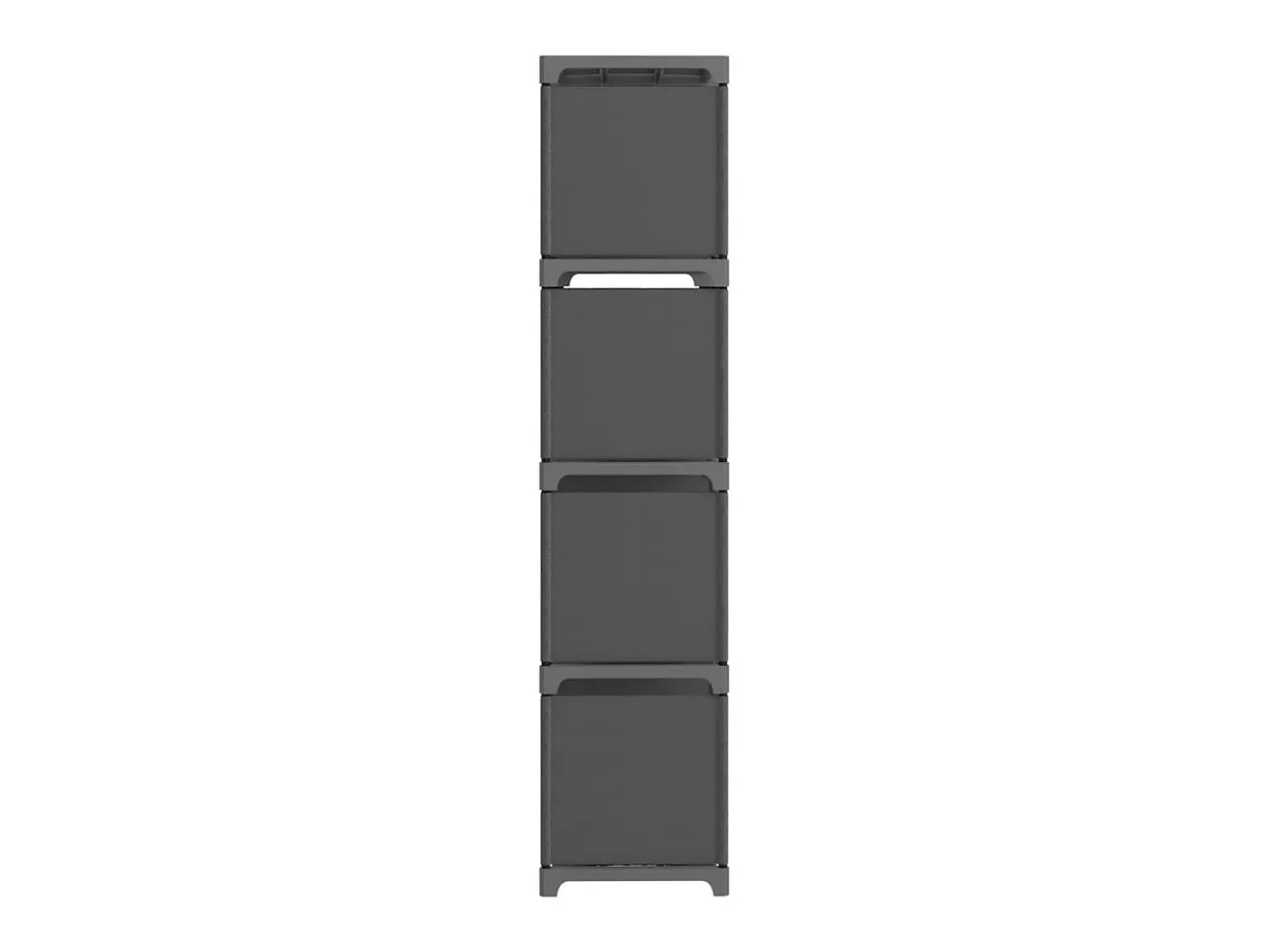 Unidade de prateleiras 12 cubos 103x30x141 cm tecido cinzento PT202764