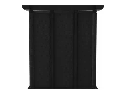 Unidade de prateleiras 6 cubos 103x30x72,5 cm tecido preto