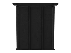 Unidade de prateleiras 9 cubos 103x30x107,5 cm tecido preto PT501019