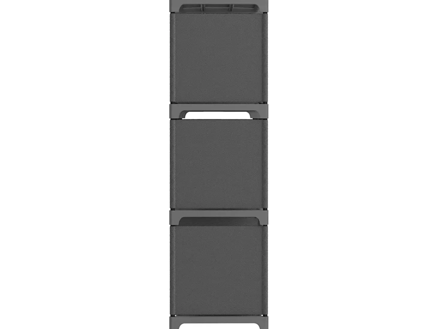 Unidade de prateleiras 9 cubos 103x30x107,5 cm tecido cinzento PT262577