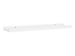 Unidade de prateleiras com rebordo 2 pcs 60x9x3 cm MDF branco PT504886