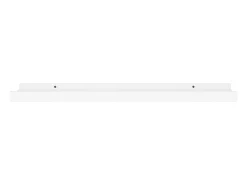 Unidade de prateleiras com rebordo 2 pcs 60x9x3 cm MDF branco PT504886