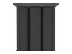 Unidade prateleira 5 cubos c/ caixas 103x30x72,5cm tecido cinza