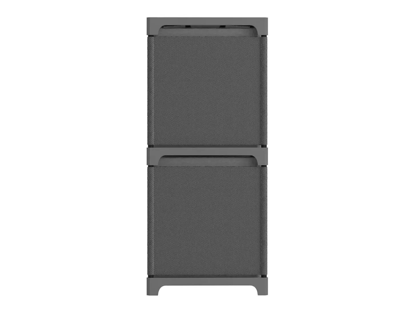 Unidade prateleiras 4 cubos c/ caixas 69x30x72,5cm tecido cinza PT959937