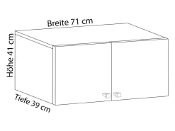 VCM Armário de madeira | Armário com 6 compartimentos e portas rotativas | expansível | Dimensões aprox. 70 x A. 218 x P. 40 cm - Vandol (Branco)