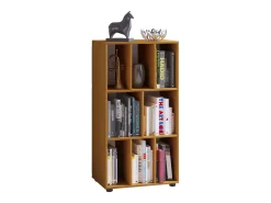 VCM Cômoda em madeira | Prancha lateral com mezanino prático dividindo | Prateleira Record | Dimensões aprox. A. 120 x L. 60 x P. 40 cm - Woltino (Beech)