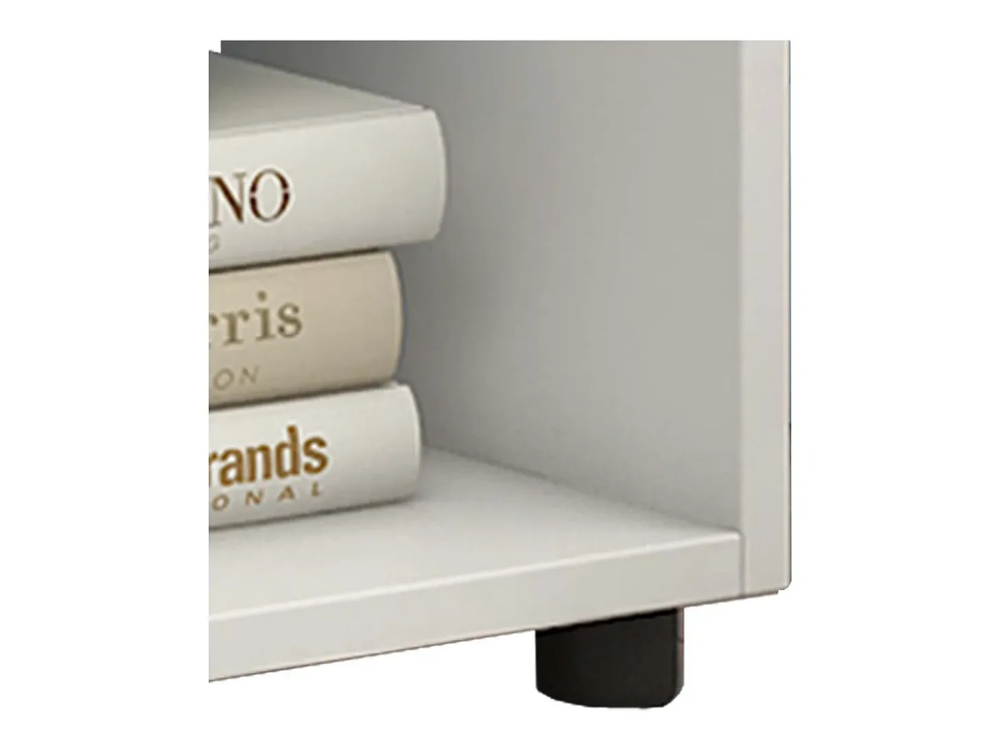 VCM Cômoda em madeira | Sideboard com prático divisor de mezanino | Divisor de salas | Dimensões aprox. A. 62 x L. 117 x P. 20 cm - Pintal (Branco)