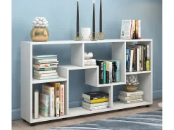 VCM Cômoda em madeira | Sideboard com prático divisor de mezanino | Divisor de salas | Dimensões aprox. A. 62 x L. 117 x P. 20 cm - Pintal (Branco)