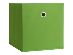 VCM Conjunto de 2 caixas dobráveis | Caixa dobrável Caixa de tecido | Caixa dobrável | Dimensões aprox. A. 28 x L. 27 x P. 27 cm | Regalbox - Boxas (Verde)