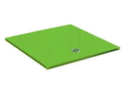 VCM Conjunto de 2 caixas dobráveis | Caixa dobrável Caixa de tecido | Caixa dobrável | Dimensões aprox. A. 28 x L. 27 x P. 27 cm | Regalbox - Boxas (Verde)