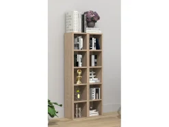 VCM Madeira CD DVD Stand Estante de Armazenamento Prateleira Decoração Prateleira Megosa S (Sonoma Oak)