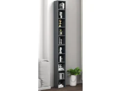 VCM Madeira CD DVD Stand Estante de Armazenamento Prateleira Decoração Prateleira Megosa S (Antracite)