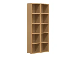 VCM Madeira CD DVD Stand Estante de Armazenamento Prateleira Decoração Prateleira Megosa S (Beech)