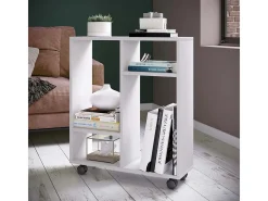 VCM Madeira Niche Cabinet Shelf Rolls Niche Shelf Side Table Room Divider Dremala (branco)