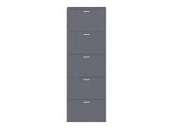 VCM Madeira Prateleira Kipper Sapato Sapato Sapato Sapato Tipper 5 Sulos XL (Antracite)