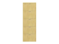 VCM Madeira Prateleira Kipper Sapato Sapato Sapato Sapato Tipper 5 Sulos XL (Carvalho Mel)