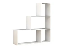 VCM Madeira Stand Stair Shelf Stepped Shelf Stand Shelf Room Divider Bookshelf Dubila M (Branco)
