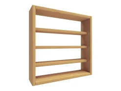 VCM prateleira pendurada | Dimensões aprox. A. 40 x L. 40 x P. 10 cm | Moderno e de poupança de espaço | Prateleira de parede - Osado S (Beech)